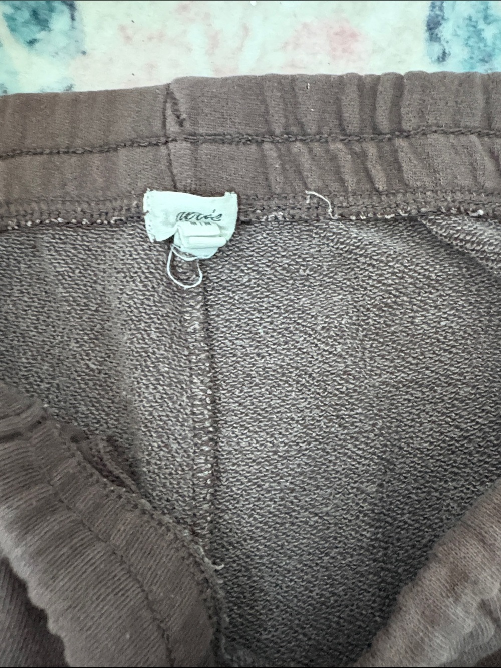 aerie Wide-Leg Brown Drawstring Lounge Pants - Picture 2 of 5